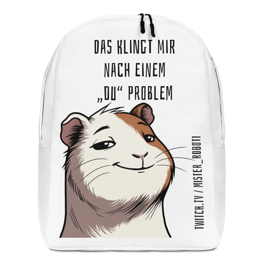 "Du" Problem Rucksack product image (1)