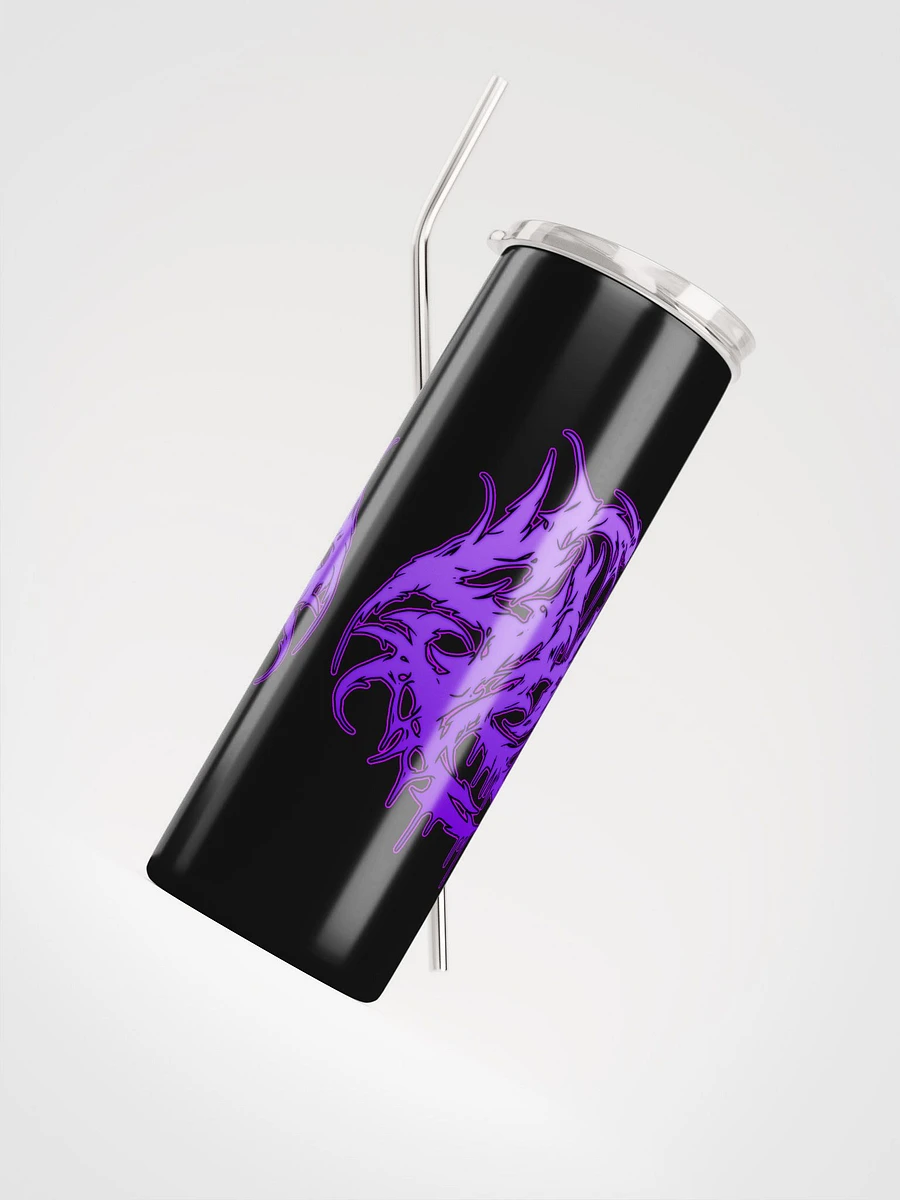 Purple metal Logo Black Tumbler product image (4)