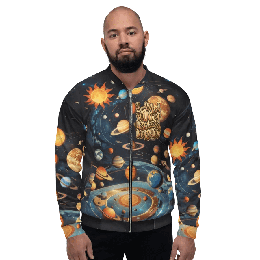 Funny Fount of Useless Information All Over Print Jacket product image (4)