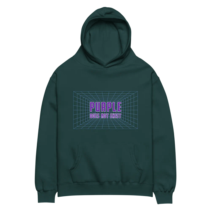 Purple Does Not Exist - UNISEX Oversized Hoodie product image (2)