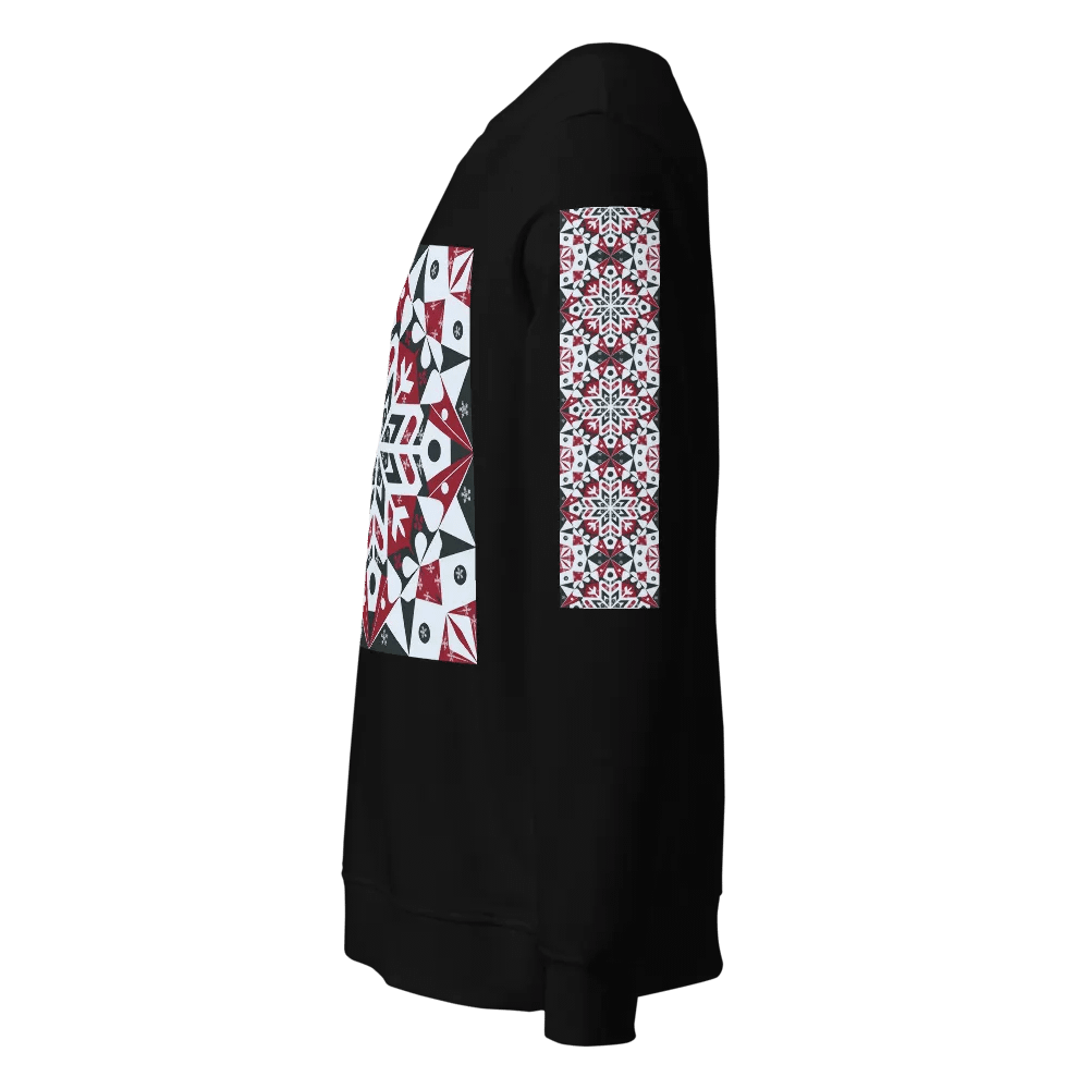 Kaleidoscopic Snowflake Unisex Sweatshirt product image (3)