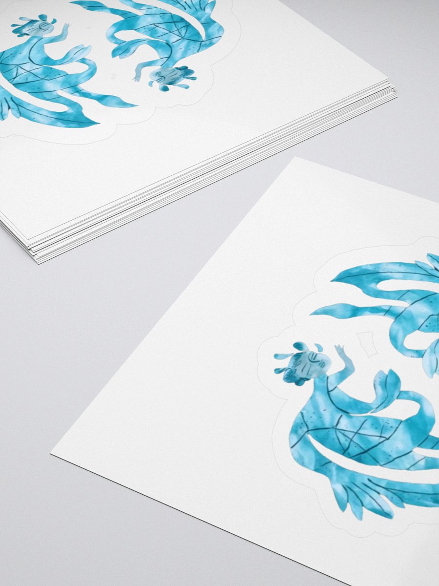 Stunning Pisces Dragon Vinyl Sticker - Ideal for Laptops and Notebooks! product image (11)
