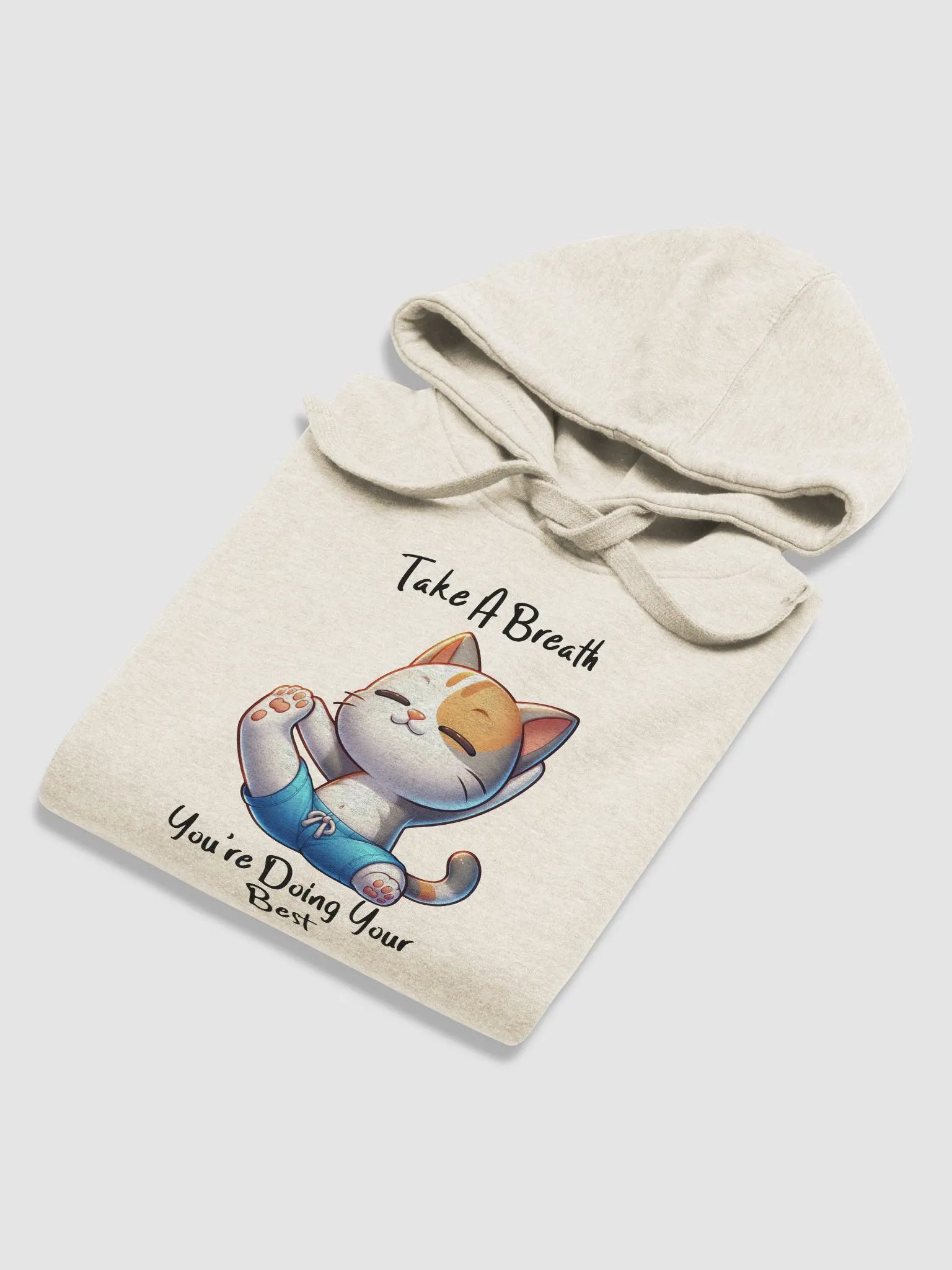 Playful Cat Cartoon Hoodie product image (6)