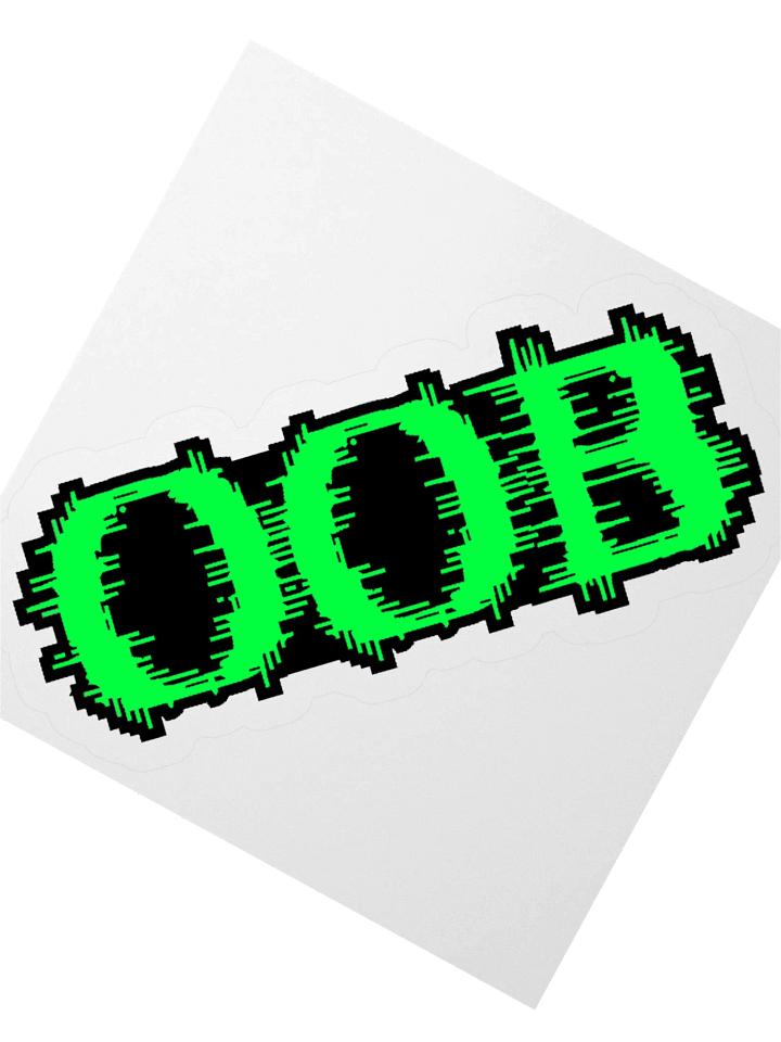 Out of bounds • Encrypted Matrix Edition Sticker product image (3)