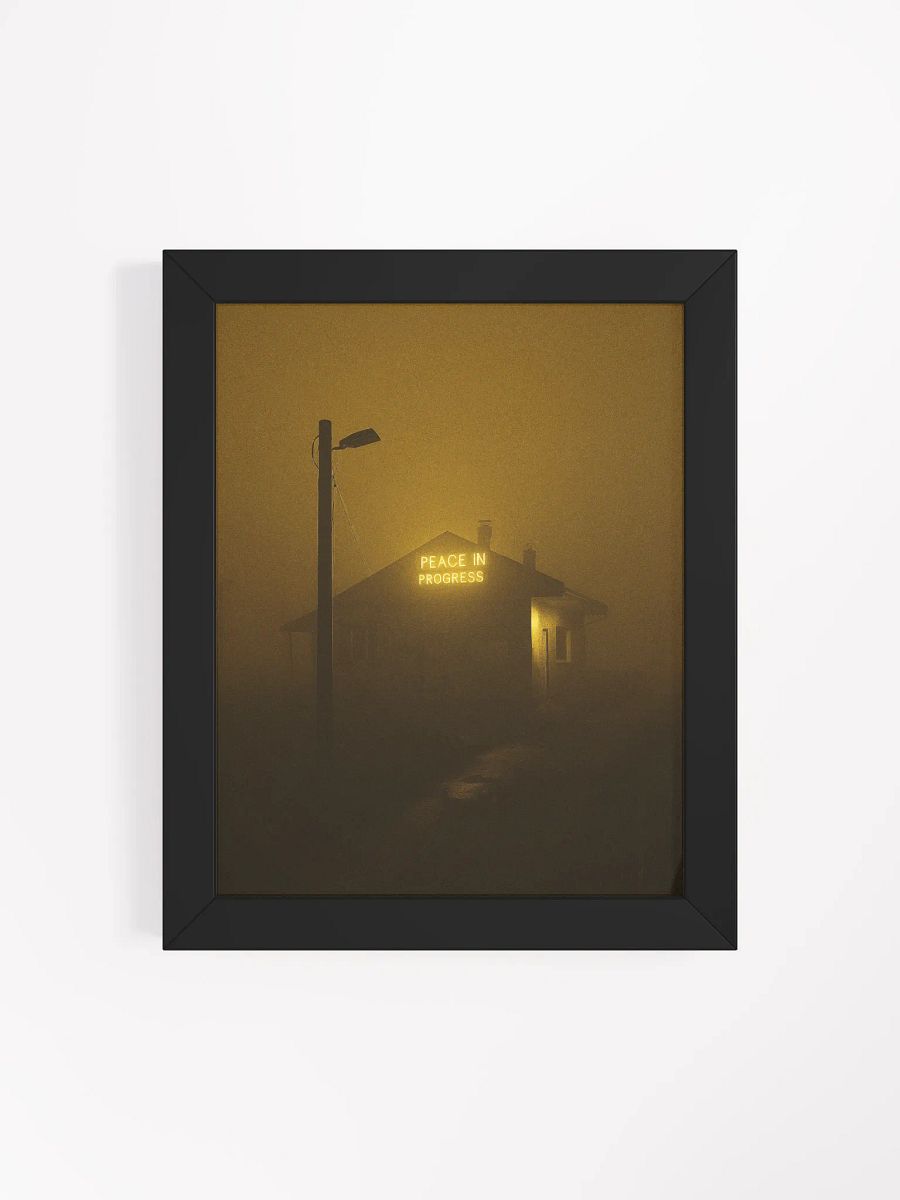"Peace in Progress" Framed Poster product image (59)
