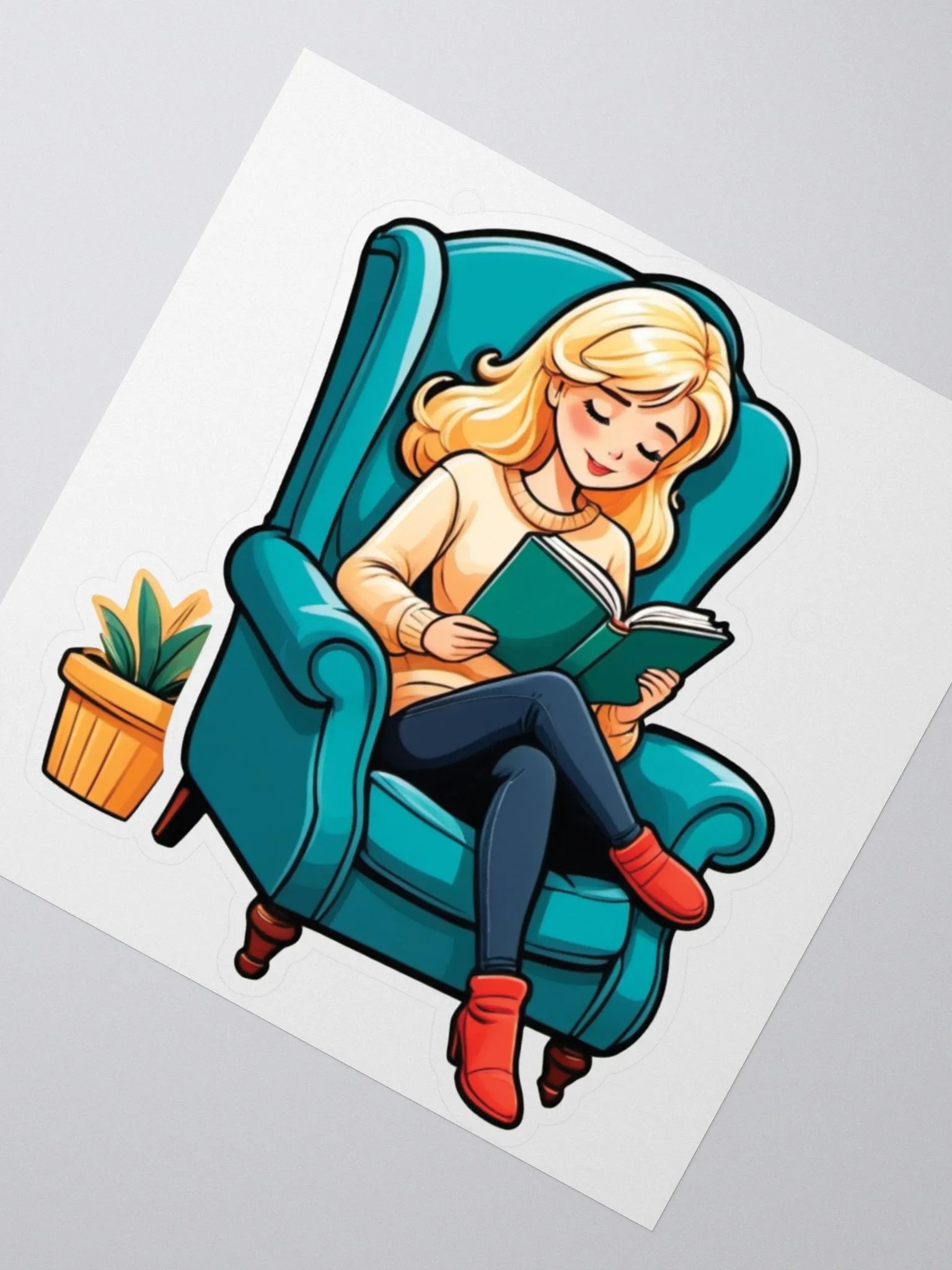 Cozy Reads Sticker Set product image (4)