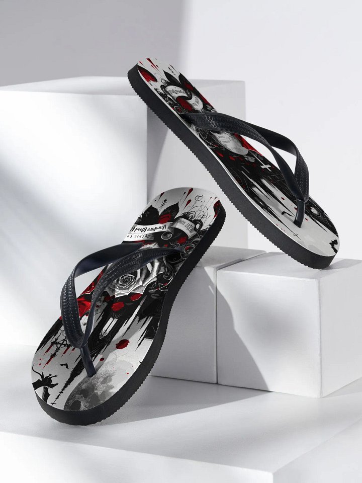 Beyond Death - Gothic Vampire Flip Flops product image (2)