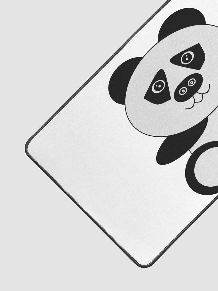 Panda Grid Desk Mat product image (2)
