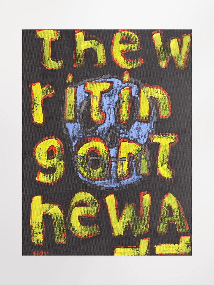 The Writing on the Wall Poster product image (2)