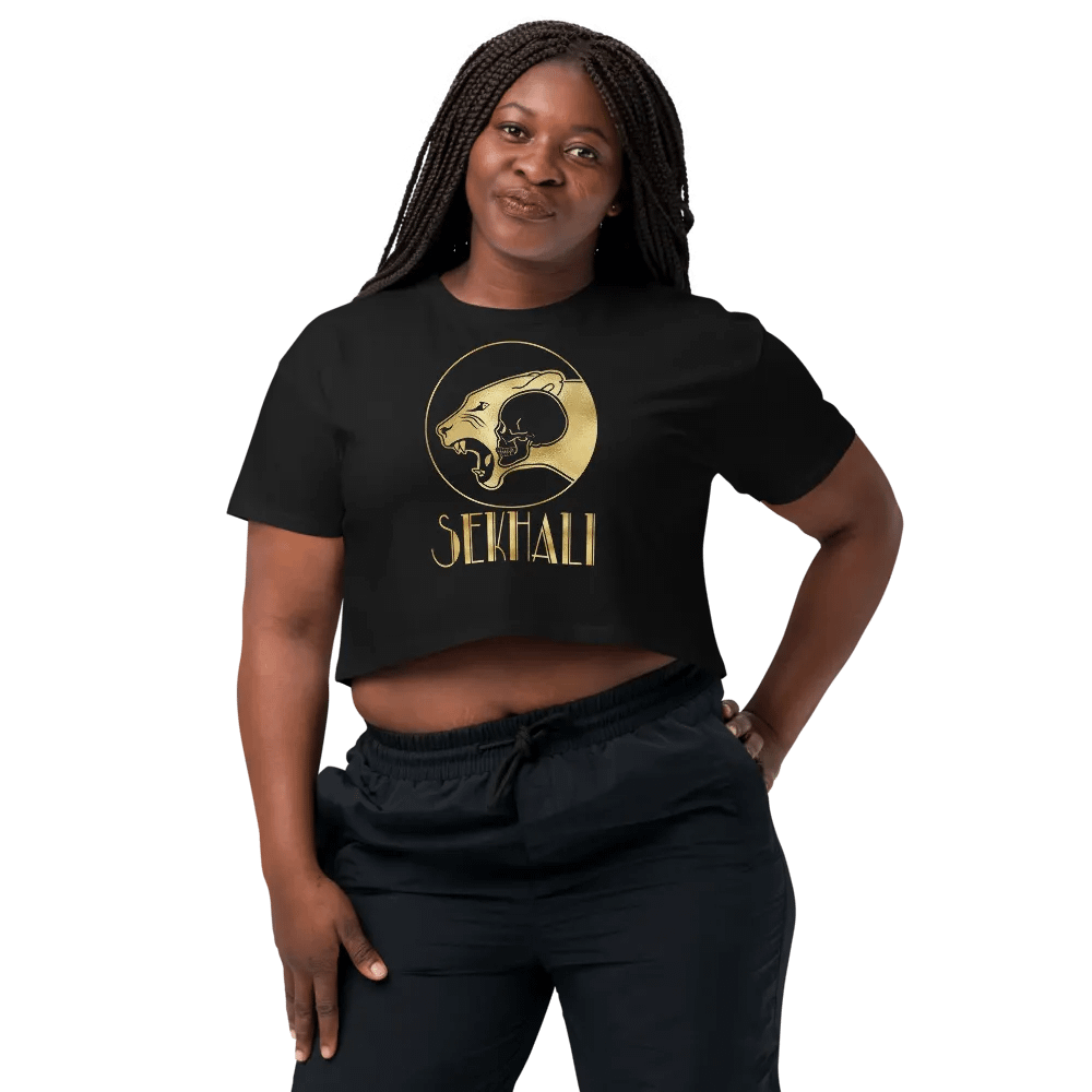 Sekhali Logo Gilded Crop Top product image (4)