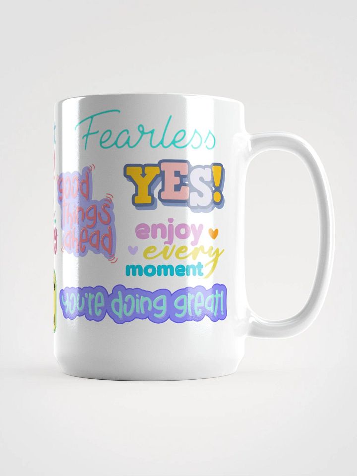 Motivational Mantra Mug - White product image (1)