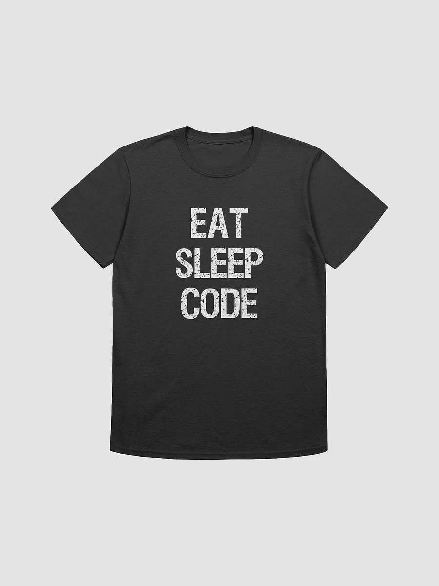 TeamTBM Eat, Sleep, Code White Text T-Shirt product image (1)