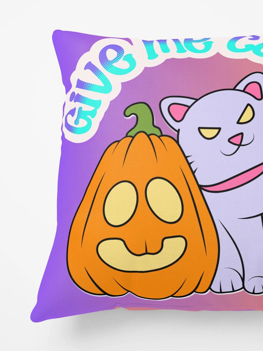 Candy Cat & Pumpkin Halloween Pillow product image (5)
