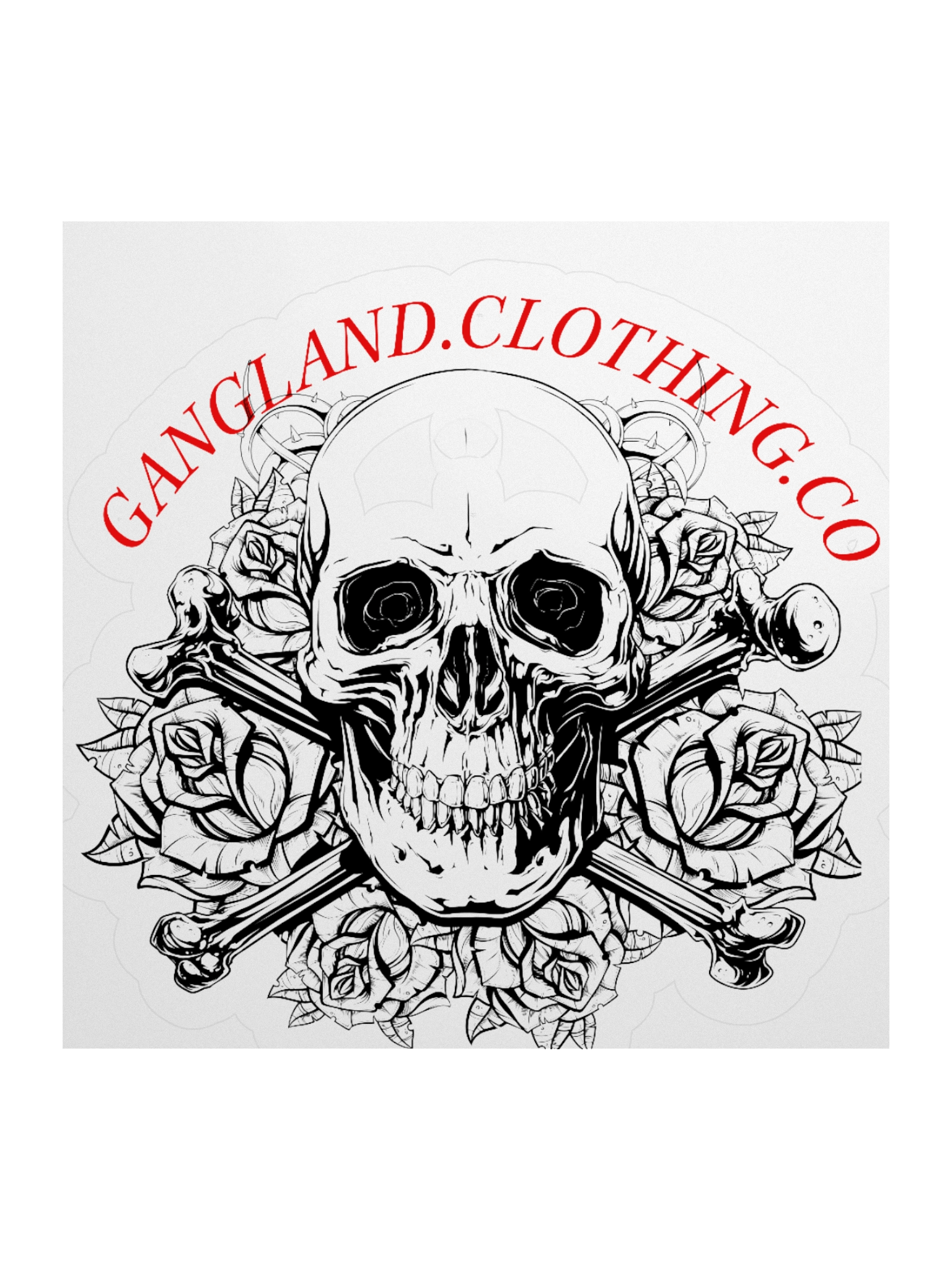 Gangland Red Rifle Kiss Cut Stickers product image (3)