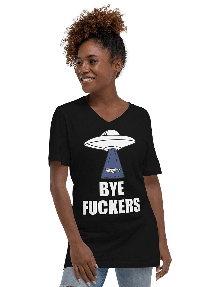 Bye Fuckers v-neck t-shirt product image (1)