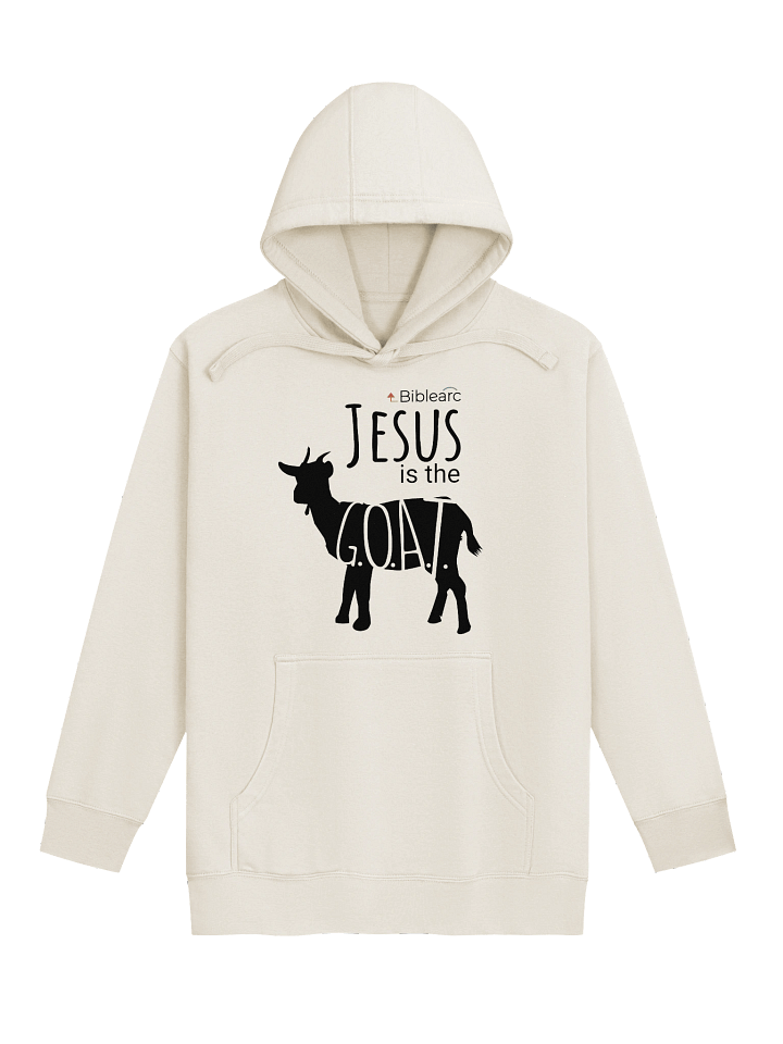 Jesus is the G.O.A.T. Hoodie (Light Colors) product image (1)
