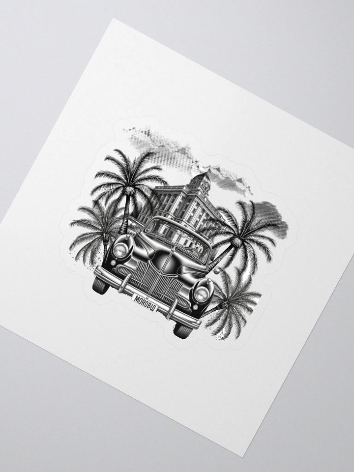 Vintage Car Kiss Cut Stickers product image (2)