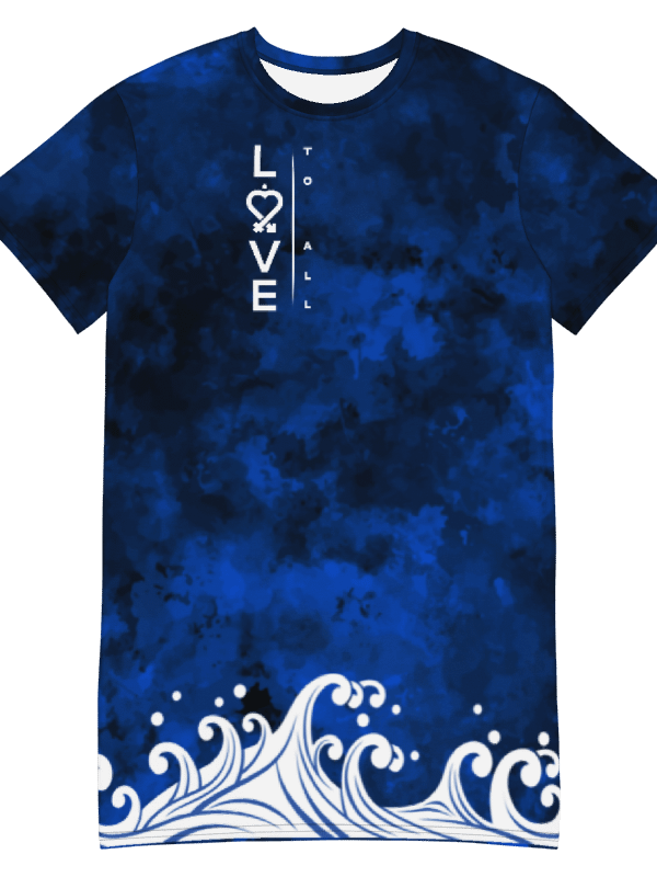 L2A Blue Wave Women's T-Dress product image (2)
