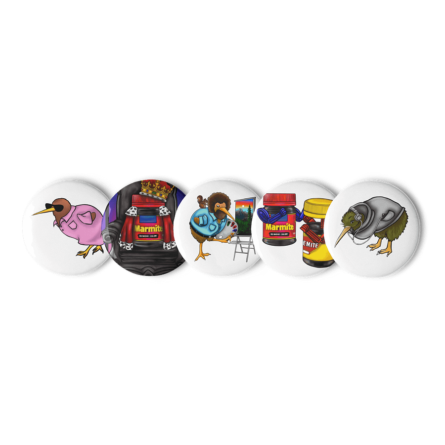 Set of 5 Badges product image (1)
