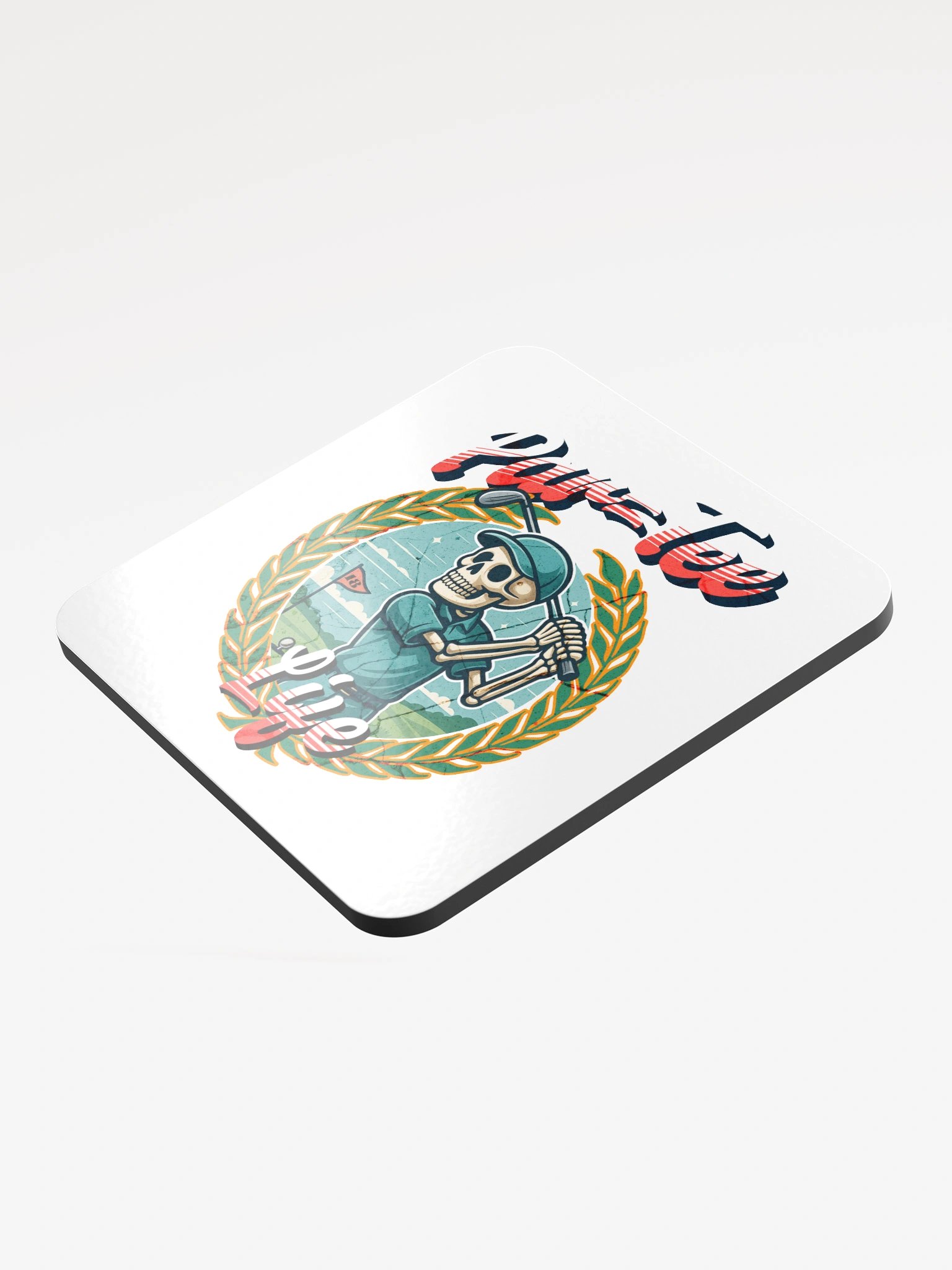 Par Tee Life Golfing Swinging Skeleton Golf Coaster product image (3)