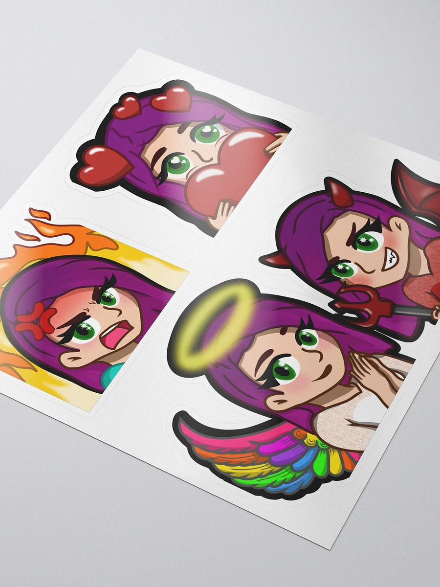 Littlec0c0 Angel and Devil Sticker Sheet product image (3)