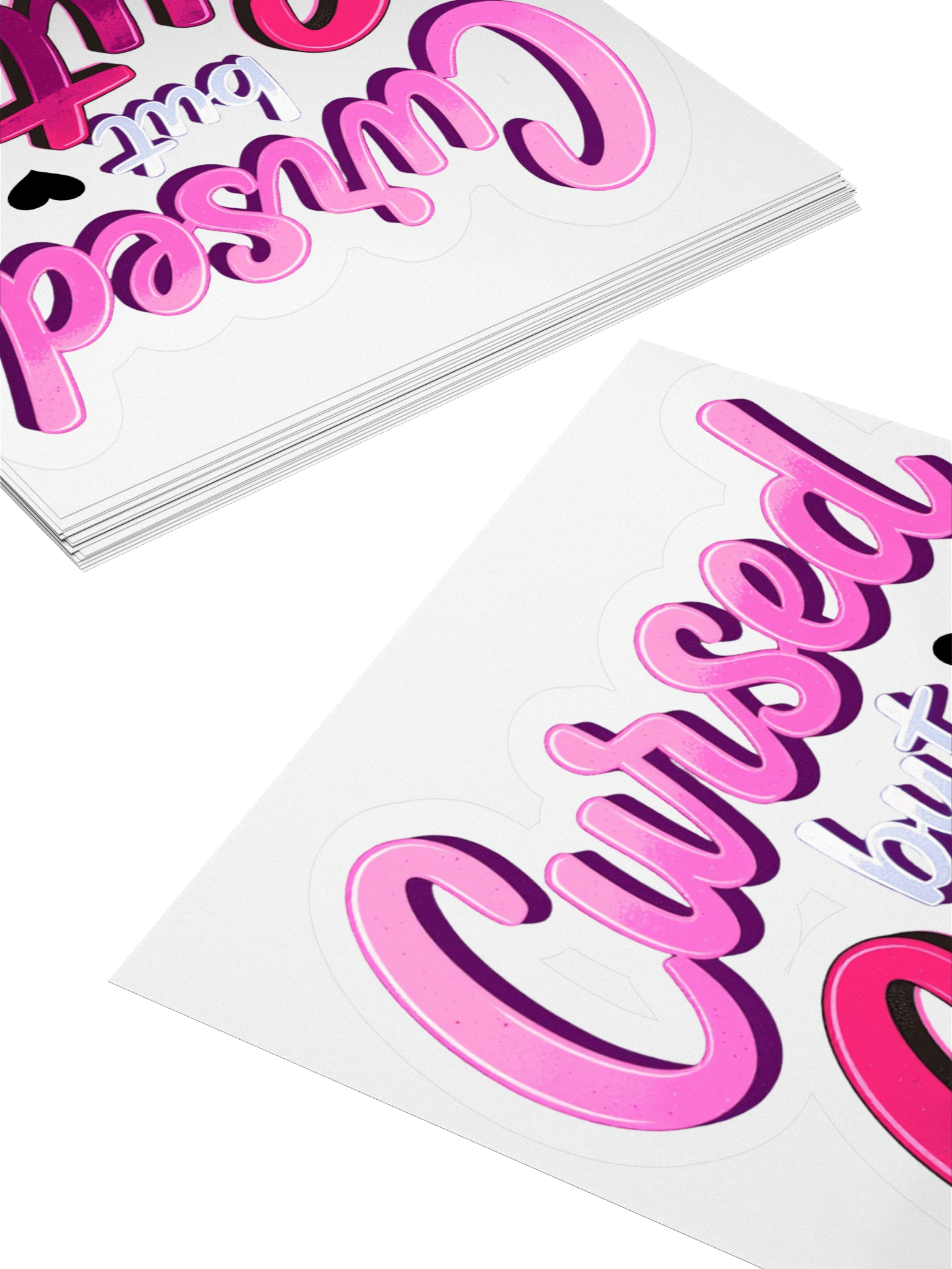 Cursed but Cute - Sticker product image (11)