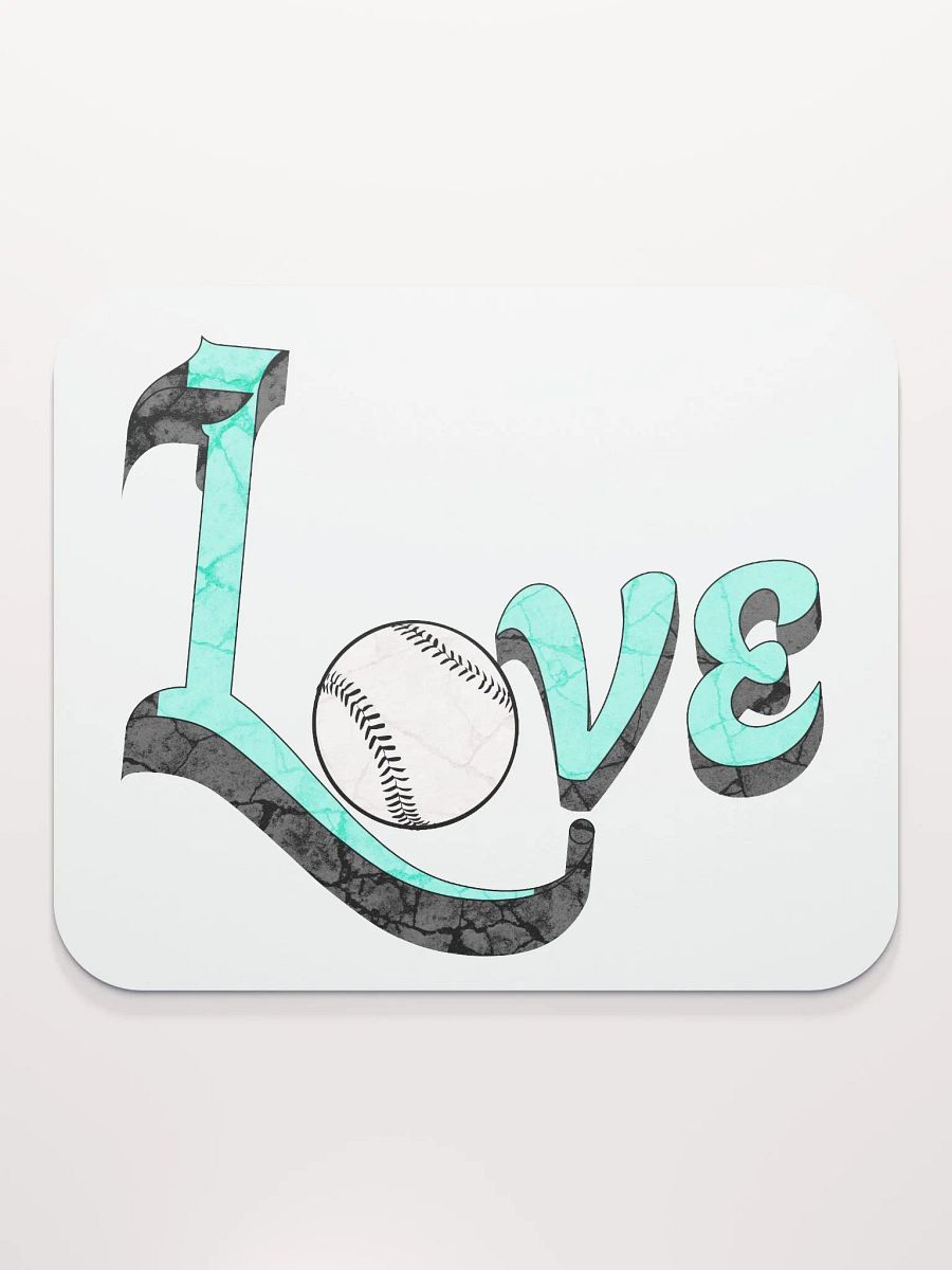 Love Baseball of the Game Mouse Pad product image (2)