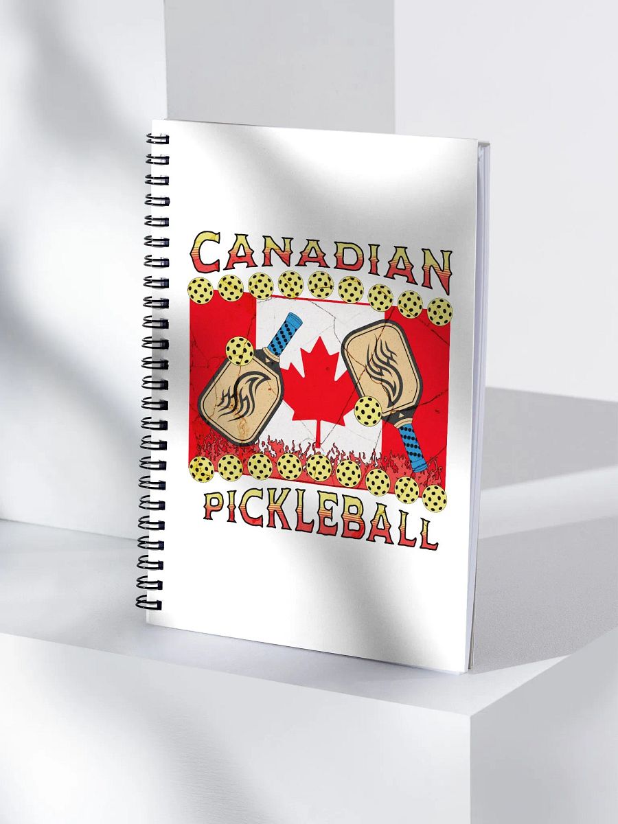 Canadian Flag Pickleball Spiral Notebook product image (3)
