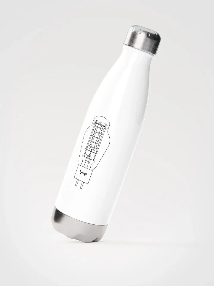 iyagi 300B Tube Stainless Steel Water Bottle (white) product image (1)