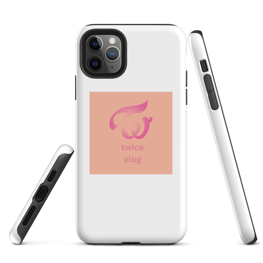 twice vlog logo apple iphone case product image (3)