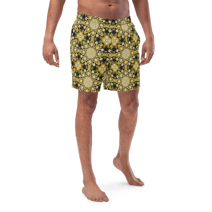 Golden Symmetry Swim Trunks product image (1)