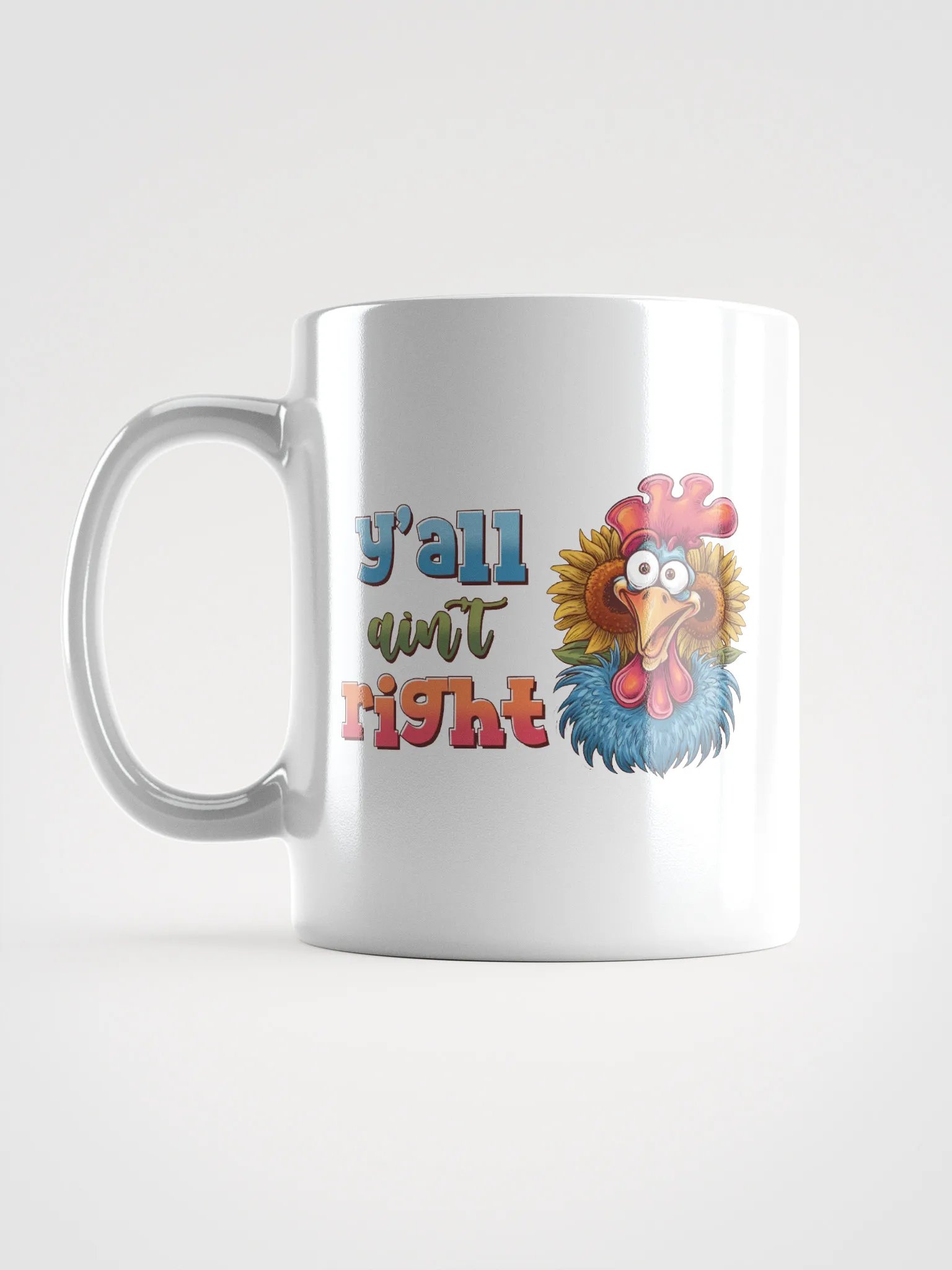Surprised Rooster Yall Aint Right Mug product image (18)