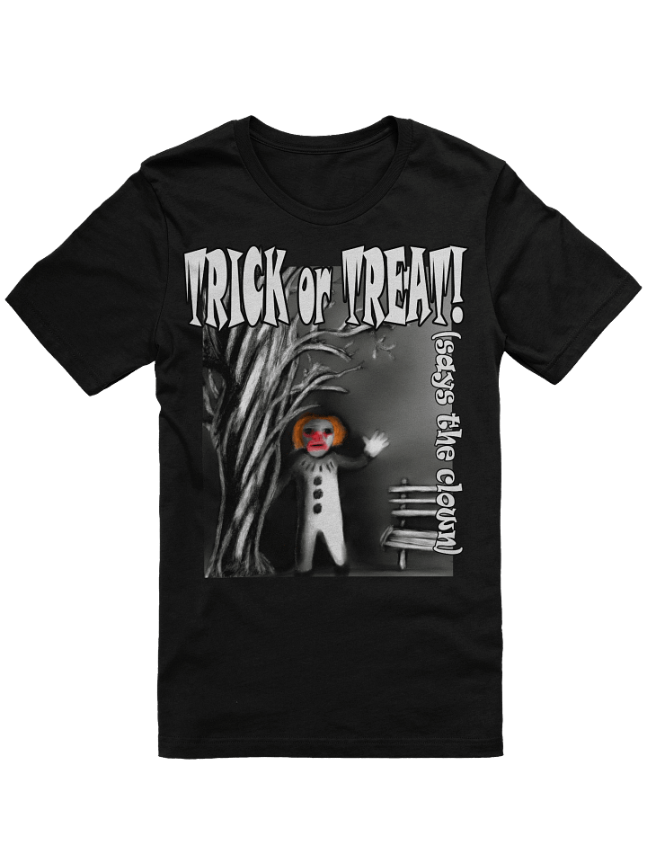 Eerie Clown Trick-or-Treat T-Shirt product image (1)