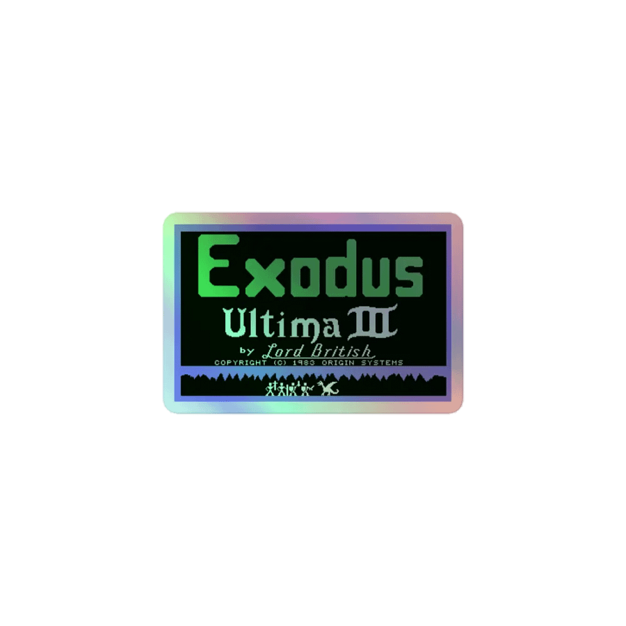 Ultima III Holographic Sticker Sheet product image (1)