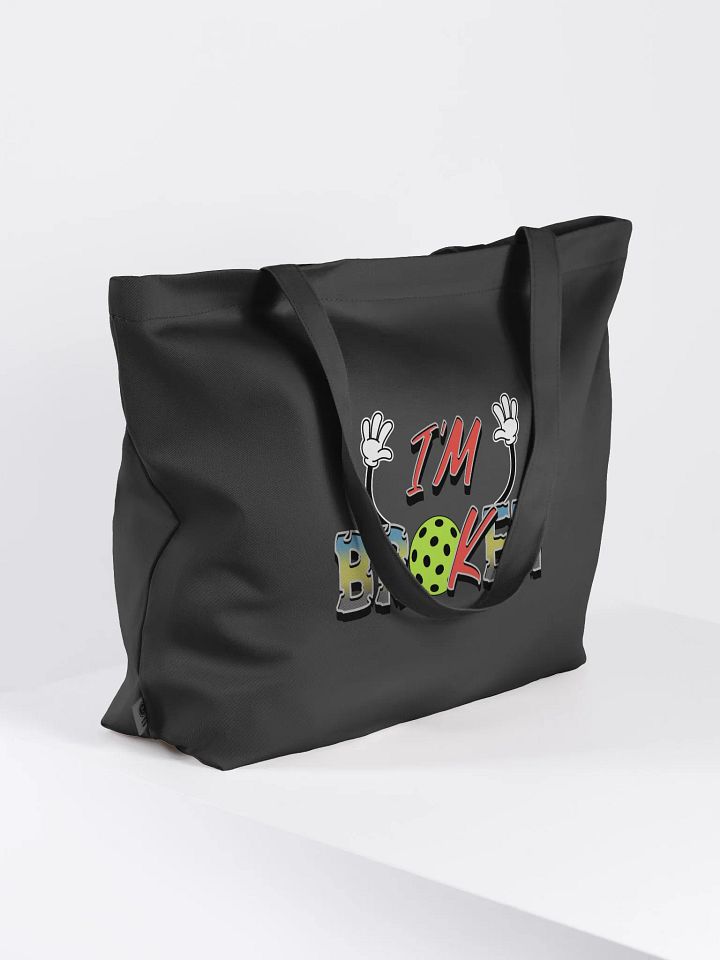 Im Ok Im Broken Pickleball Colorful Statement Tote product image (1)