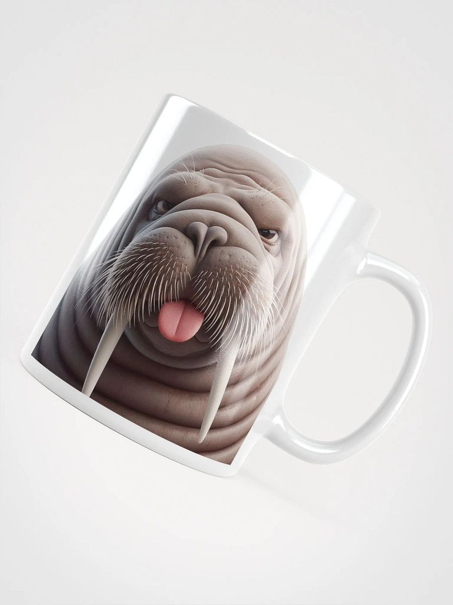 Funny Rude Walrus #Humorous Mug - White product image (4)