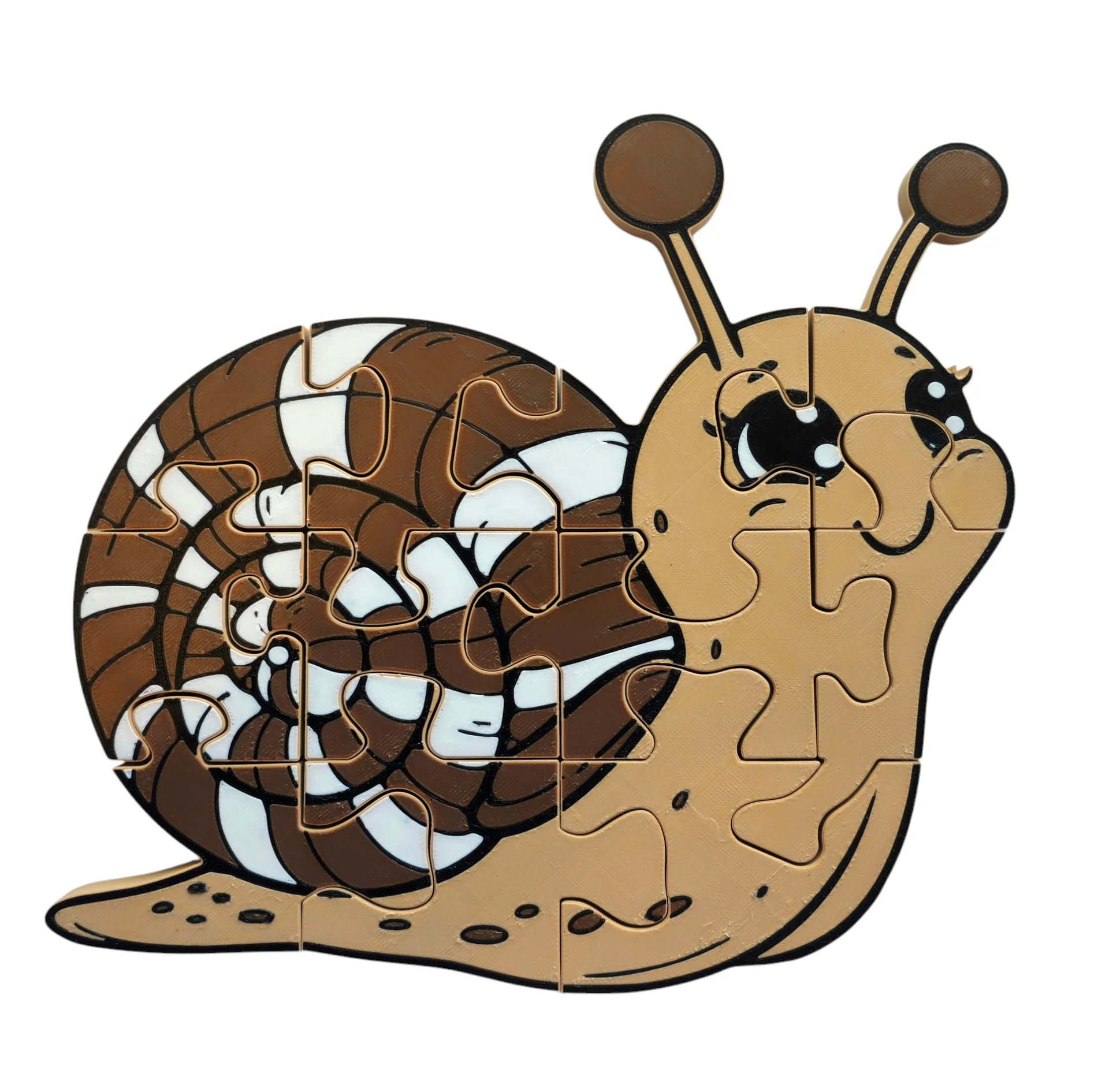 Snail 3D Printed Jigsaw Puzzle – A Slow & Steady Puzzle for Kids! product image (1)