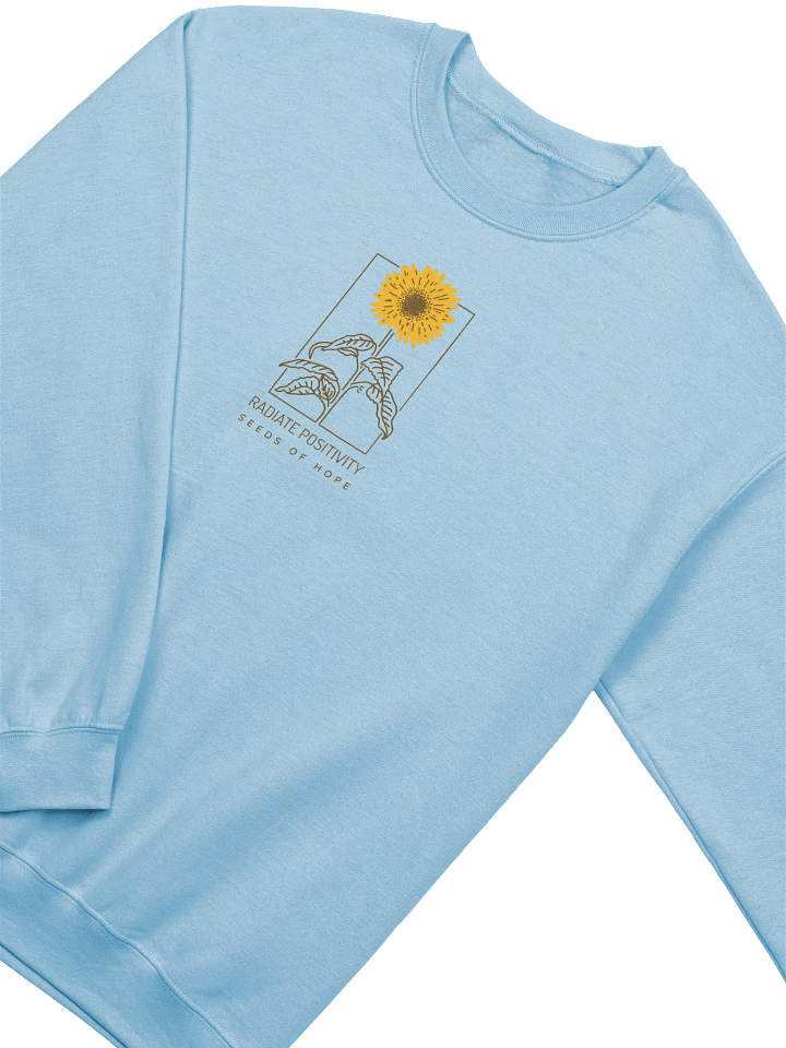 Radiate Positivity Sunflower Crewneck Sweatshirt product image (10)