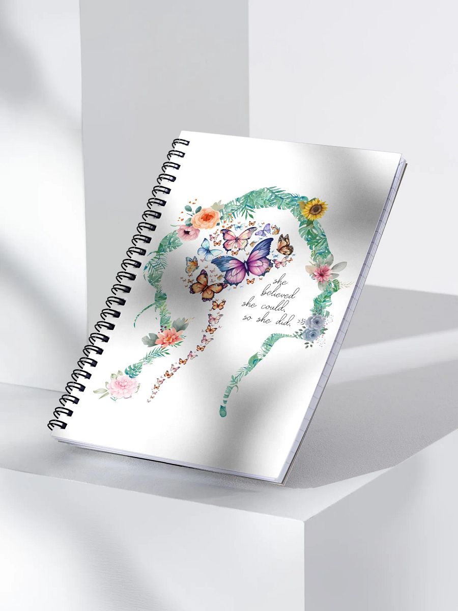 Motivational Botanical Bliss Spiral Notebook product image (3)