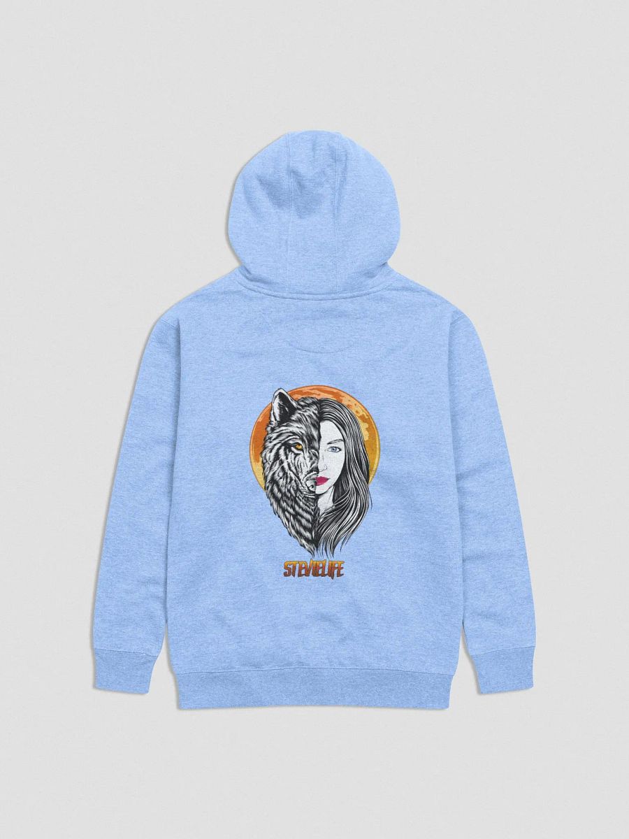 Premium Hoodie Wolf Face product image (16)