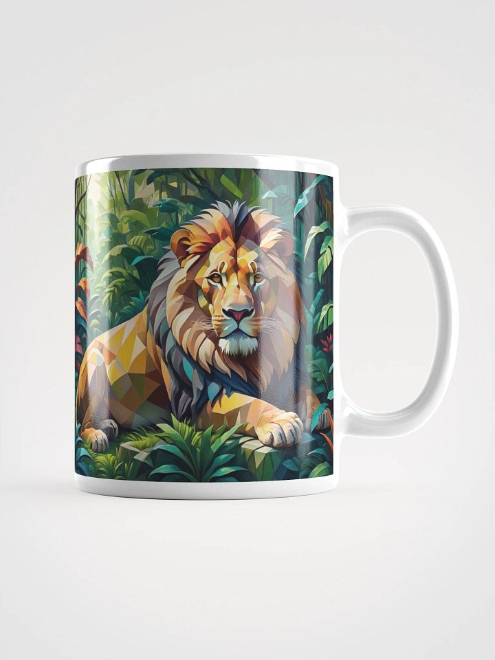 Geometric Jungle Lions - Mug product image (1)