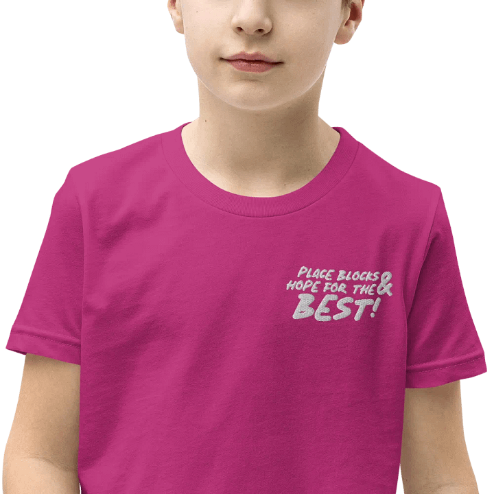 Youth 'Place Blocks & Hope For The Best' T-Shirt product image (1)
