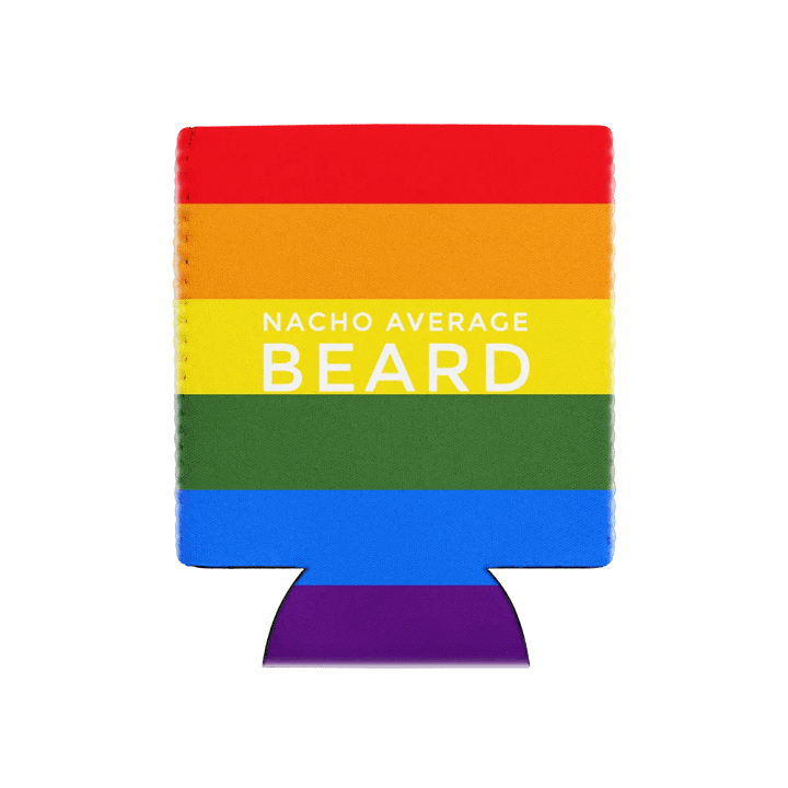Coozie Can Cooler (Design: Nacho Average Beard) product image (1)