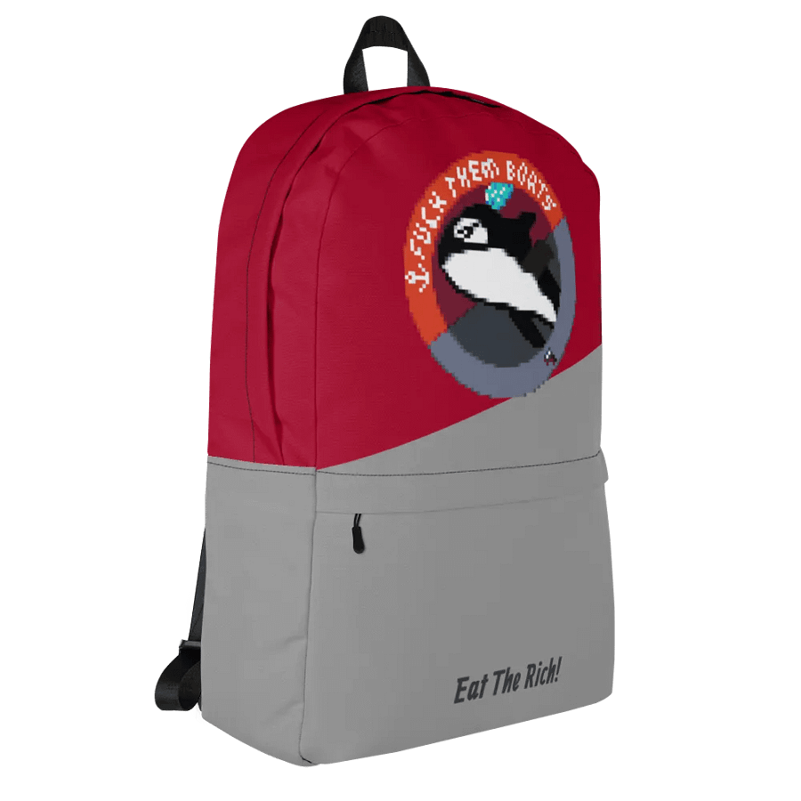 Fuck Them Boats Backpack product image (3)