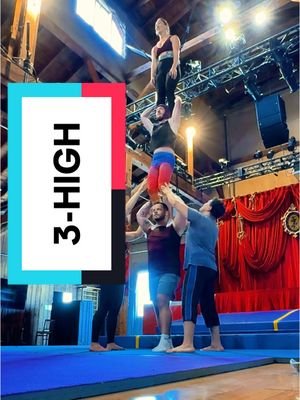 First 3-high in 12 years and I still got it 😎 I’m so happy to be getting back into acro! #circus #acro #acrosport #threehigh #3high #sanca #ecta #cirque #circuseverydamnday #circuslife #circusarts #acro #cirquegram