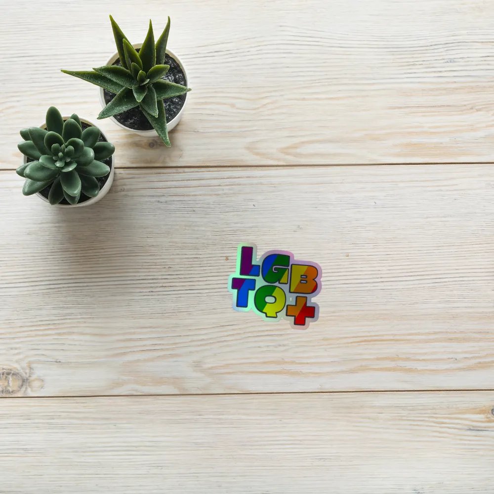 LGBTQ+ Pride Holographic Sticker product image (8)