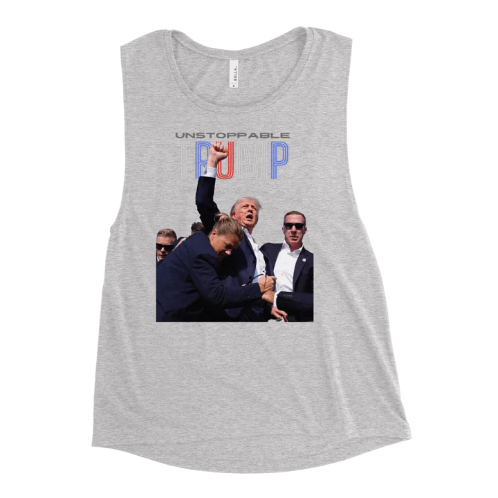 Unstoppable Trump: Fist Pumping Freedom Tank product image (49)