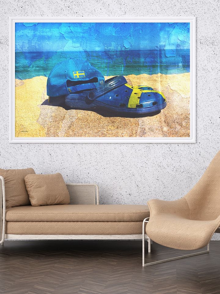 Sweden On The Beach (very limited printed art, 91x61 cm) product image (1)