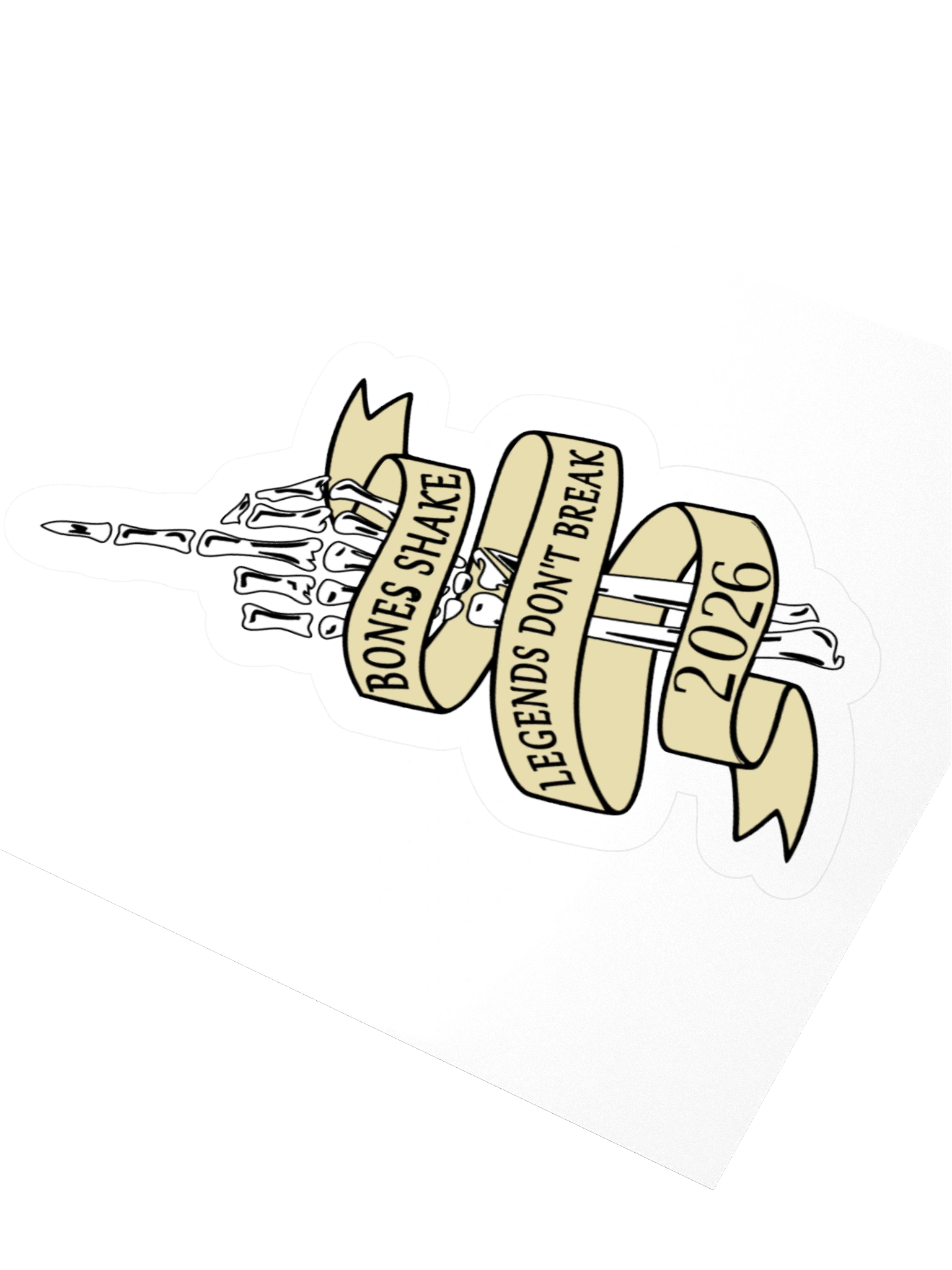 💀 The "Bones Shake, Legends Don't Break" badge of HONOR product image (5)