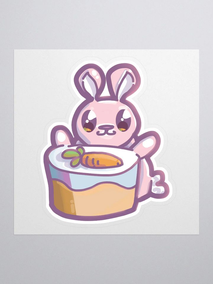 Carrot Cake Bunny Sticker product image (1)